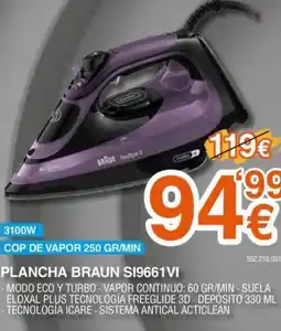 Expert BRAUN Plancha s19661 vi oferta