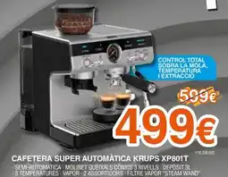 Expert KRUPS Cafetera super automàtica xp801t oferta