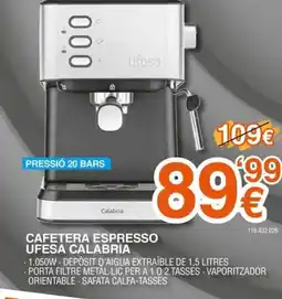 Expert UFESA Cafetera espresso calabria oferta