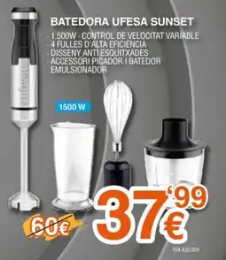 Expert UFESA Batedora sunset oferta