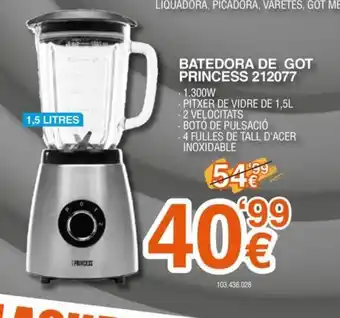 Expert PRINCESS Batedora de got 212077 oferta