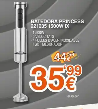 Expert PRINCESS Batedora 221235 1500w ix oferta