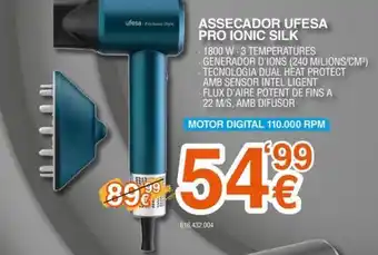 Expert UFESA Assecador pro ionic silk oferta