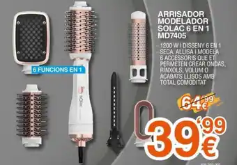 Expert SOLAC Arrisador modelador 6 en 1 md7405 oferta