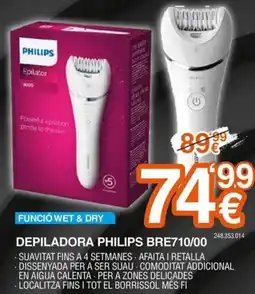 Expert PHILIPS Depiladora bre710/00 oferta