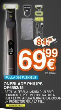 Expert PHILIPS Oneblade qp6552/15 oferta