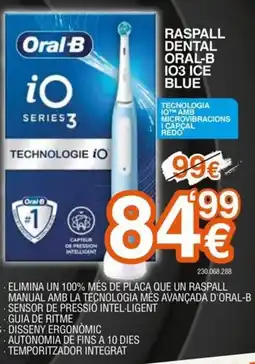 Expert ORAL-B Raspall dental 103 ice blue oferta