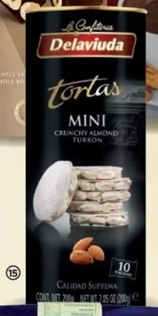Alimerka Dela Viuda Mini tortas de turrón imperial, 200g oferta