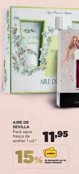 Alimerka Aire De Sevilla Pack agua fresca de azahar, 1 ud oferta
