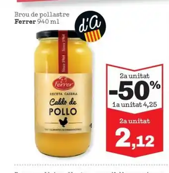 Sorli FERRER Brou de pollastre oferta