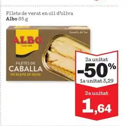 Sorli ALBO Filets de verat en oli d'oliva oferta