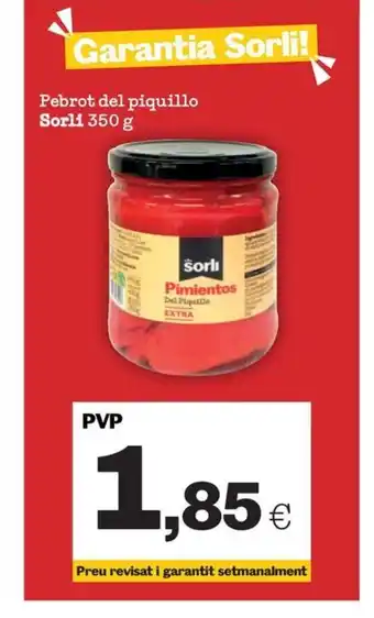 Sorli SORLI Pebrot del piquillo oferta