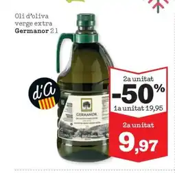 Sorli GERMANOR Oli d'oliva verge extra oferta