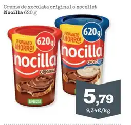 Sorli NOCILLA Crema de xocolata original o xocollet oferta