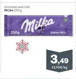 Sorli MILKA Xocolata amb llet oferta