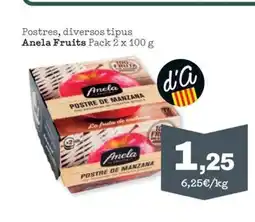 Sorli ANELA FRUITS Postres, diversos tipus oferta