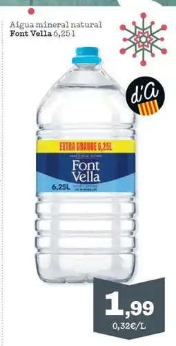 Sorli FONT VELLA Aigua mineral natural oferta