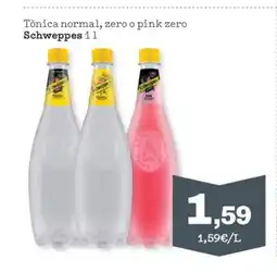 Sorli SCHWEPPES Tònica normal, zero o pink zero oferta