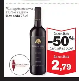 Sorli ROUREDA Vi negre reserva DO Tarragona oferta