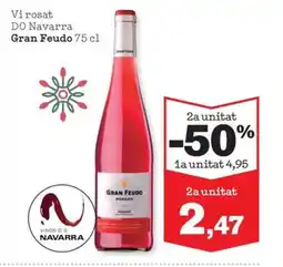 Sorli GRAN FEUDO Vi rosat DO Navarra oferta