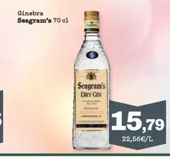 Sorli SEAGRAM'S Ginebra oferta