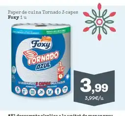Sorli FOXY Paper de cuina Tornado 3 capes oferta
