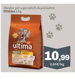 Sorli ULTIMA Menjar per a gos adult de pollastre oferta