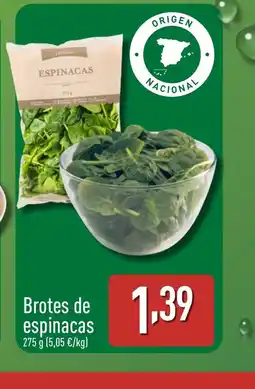 ALDI Brotes de espinacas oferta