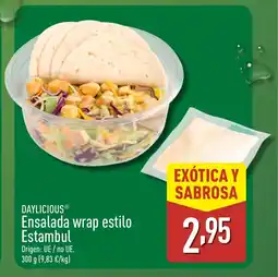 ALDI DAYLICIOUS Ensalada wrap estilo Estambul oferta