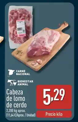 ALDI Cabeza de lomo de cerdo oferta