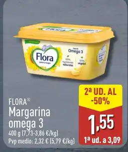 ALDI FLORA Margarina omega 3 oferta