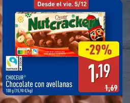 ALDI CHOCEUR Chocolate con avellanas oferta
