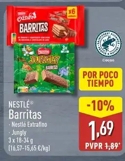 ALDI NESTLÉ Barritas oferta