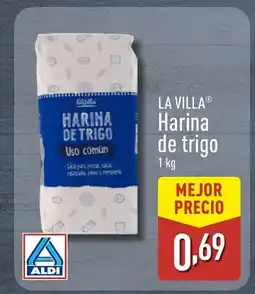 ALDI LA VILLA Harina de trigo oferta