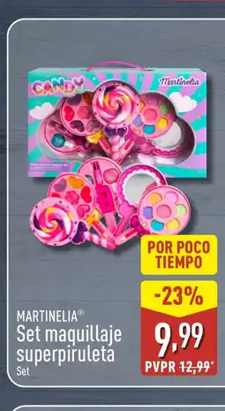 ALDI MARTINELIA Set maquillaje superpiruleta oferta