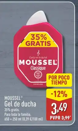 ALDI MOUSSEL Gel de ducha oferta