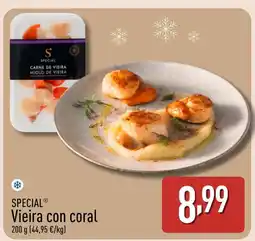 ALDI SPECIAL Vieira con coral oferta