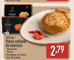 ALDI SPECIAL Vieira rellena de marisco oferta