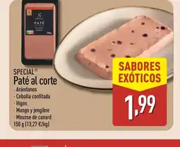 ALDI SPECIAL Paté al corte oferta