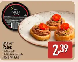 ALDI SPECIAL Patés oferta