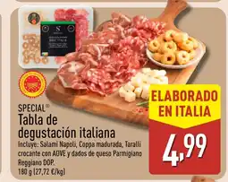 ALDI SPECIAL Tabla de degustación italiana oferta