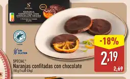 ALDI SPECIAL Naranjas confitadas con chocolate oferta