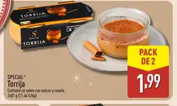 ALDI SPECIAL Torrija oferta