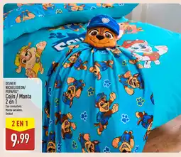 ALDI DISNEY/ NICKELODEON/ PEPAPIG Cojín / Manta 2 en 1 oferta