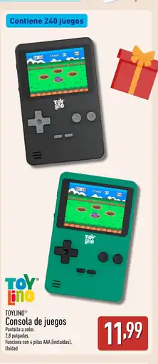 ALDI TOYLINO Consola de juegos oferta