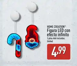 ALDI HOME CREATION Figura LED con efecto infinito oferta