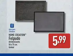 ALDI HOME CREATION Felpudo oferta
