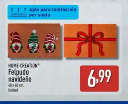 ALDI HOME CREATION Felpudo navideño oferta