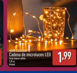 ALDI HOME CREATION Cadena de microluces LED oferta