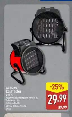 ALDI WORKZONE Calefactor oferta